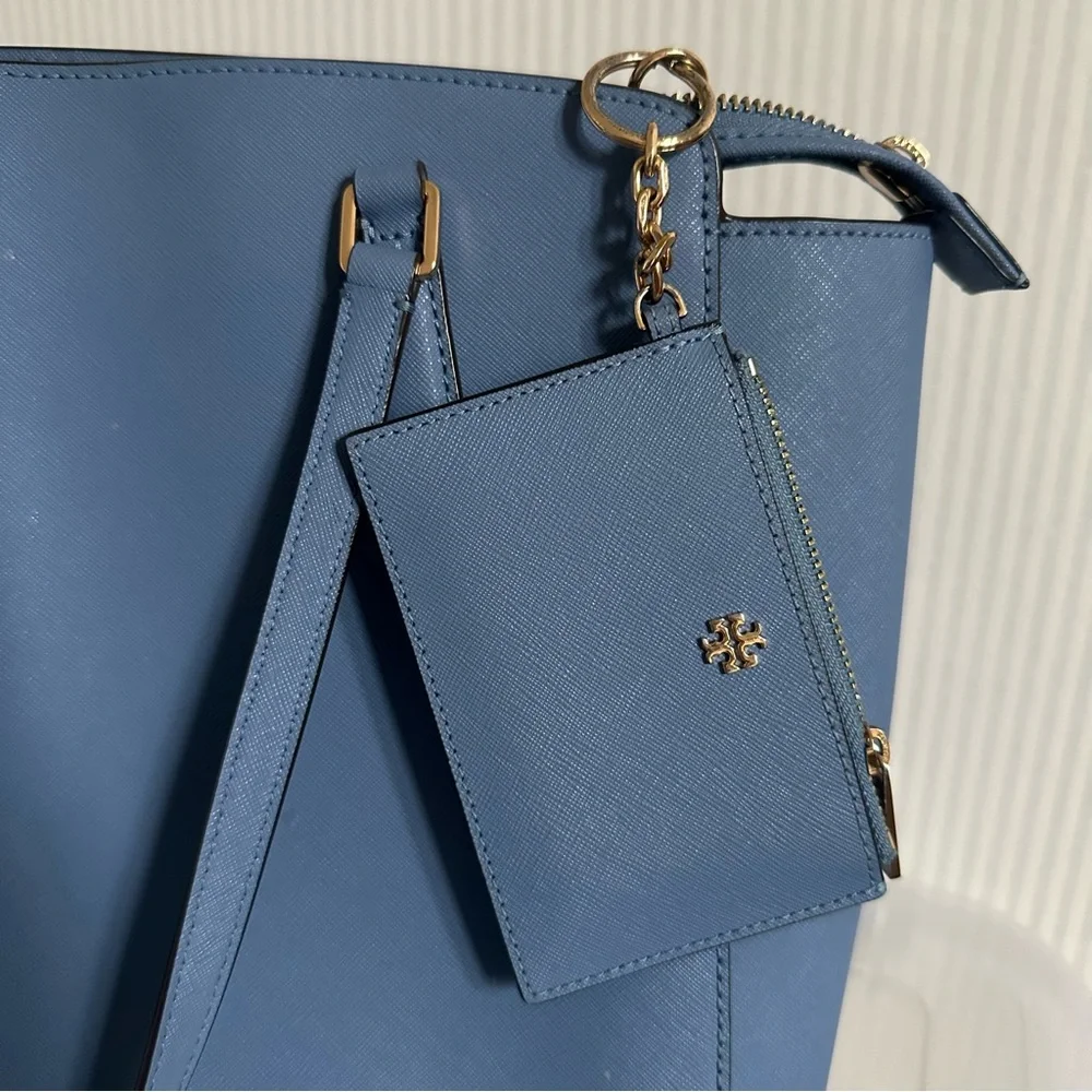 Tory Burch Emerson Top Zip Tote & Card Case